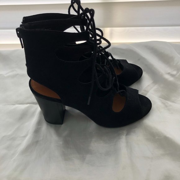 BC Black Vegan Suede Shoes/Sandal - Size 7 - Picture 5 of 6